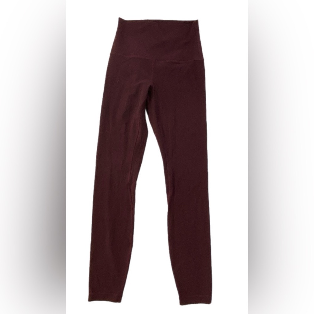 Lululemon Align Pant II 25” pilling throughout Cassis size 2 - Picture 8 of 16